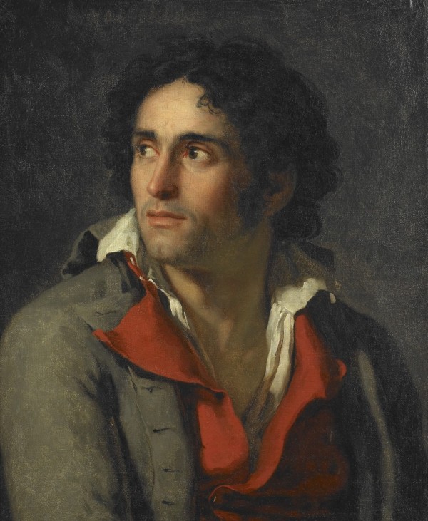 The artist's jailer by Jacques-Louis David